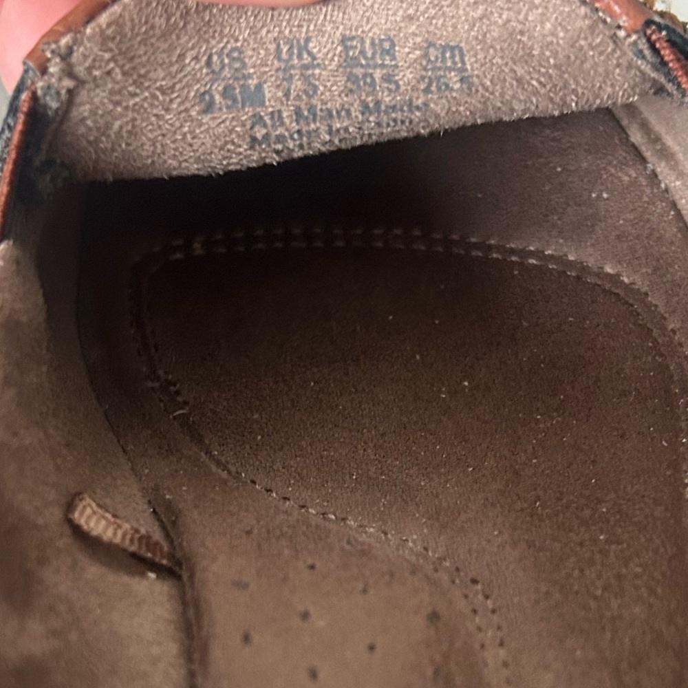 Natural Soul Size 9.5 All Thru Comfort Brown Croc Texture Slip On Loafers - Picture 2 of 7